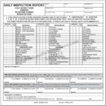 Daily Inspection Report With Pre And Post Trip | Safety regarding Daily Inspection Report Template
