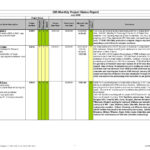 Daily Project Status Report Template Excel Sample Format In In Weekly Status Report Template Excel