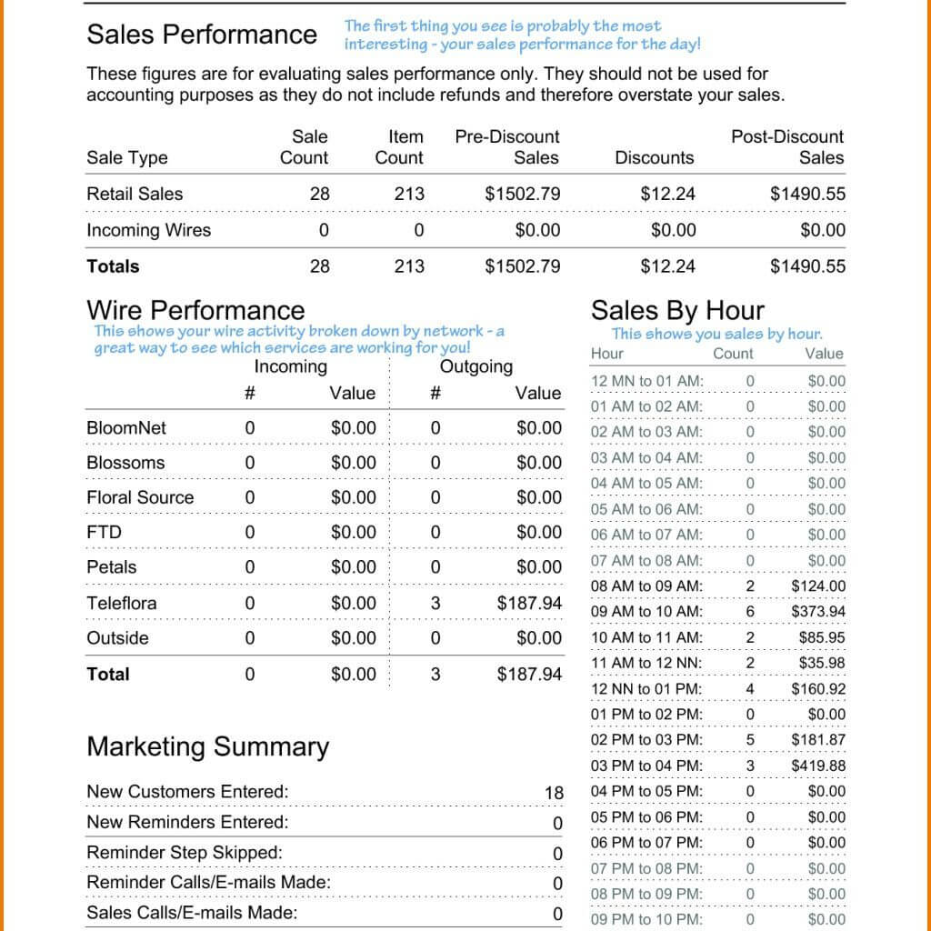 Daily Sales Report Template Excel Free Activity Format Gas Throughout Sales Activity Report Template Excel
