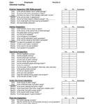 Daily Vehicle Inspection – Fill Online, Printable, Fillable Within Vehicle Inspection Report Template