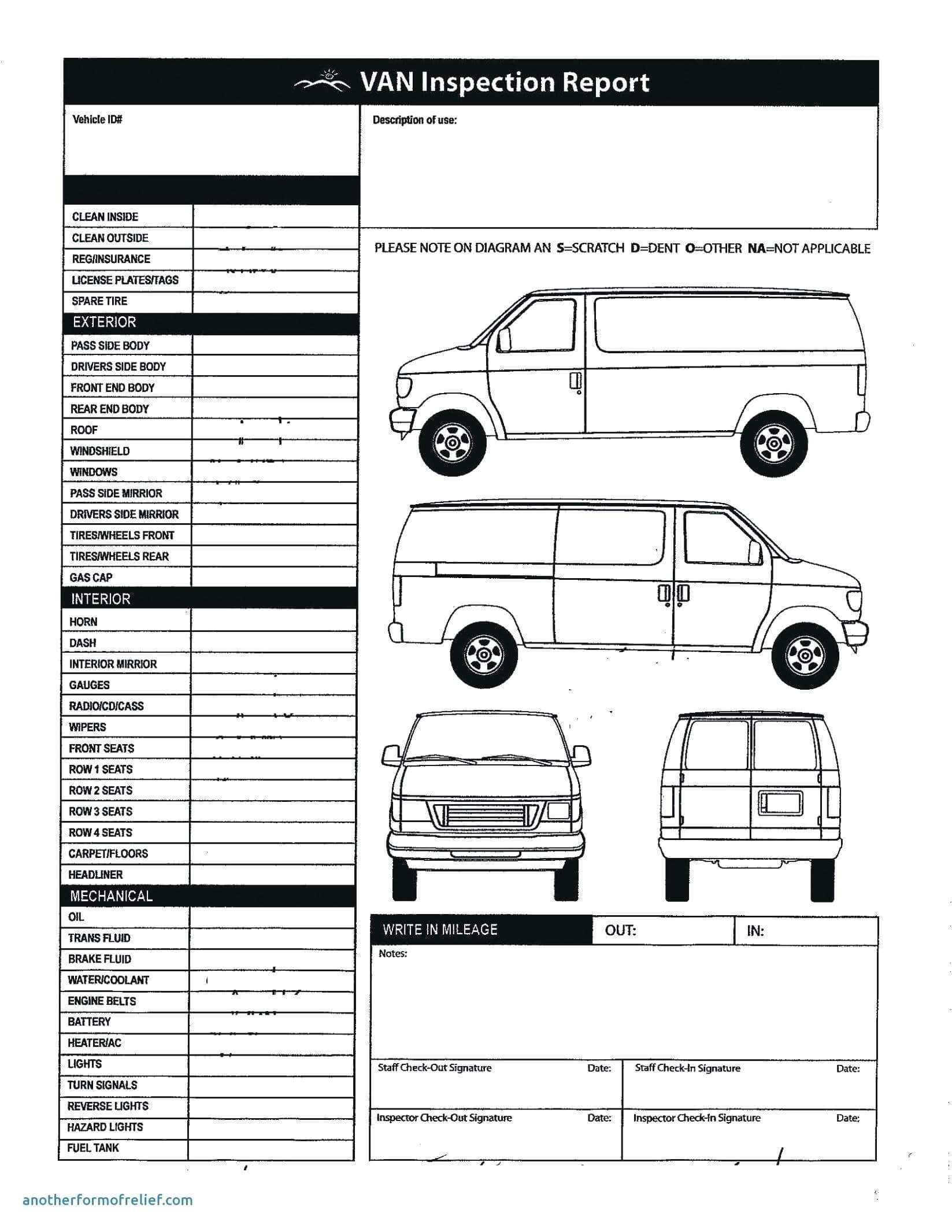 Damage Report Form Template – Verypage.co In Car Damage Report Template