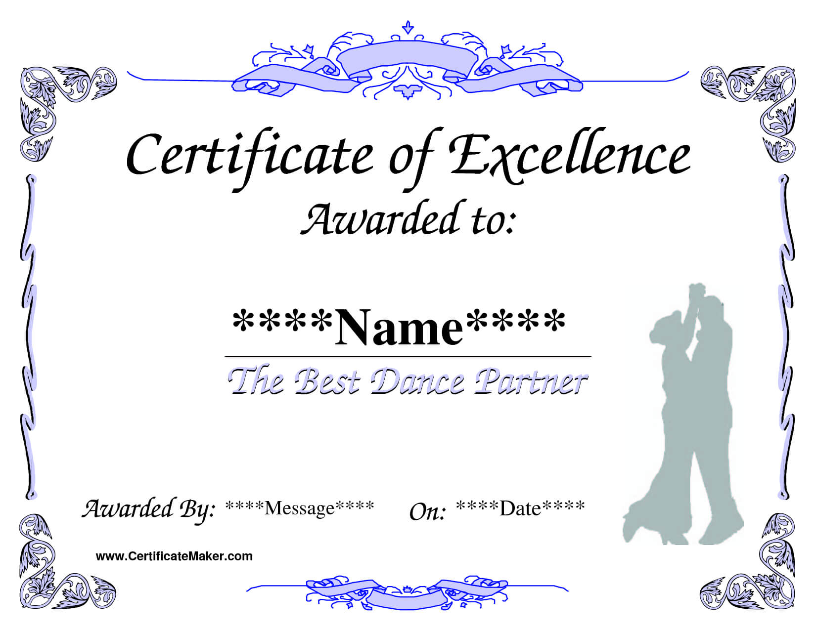Dance Award Certificate Template | Places To Visit | Award Throughout Dance Certificate Template