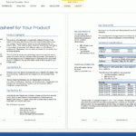 Datasheet Templates (2 X Ms Word) – Templates, Forms for Datasheet Template Word