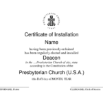 Deacon Ordination Certificate Template Modern Ordained Pertaining To Certificate Of License Template