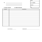 Delivery Forms – Fill Online, Printable, Fillable, Blank For Proof Of Delivery Template Word