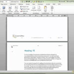 Demonstration Of Word Report Template Intended For How To Insert Template In Word