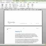 Demonstration Of Word Report Template With Ms Word Templates For Project Report