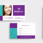 Dental Clinic Appointment Card Template In Psd, Ai & Vector For Dentist Appointment Card Template