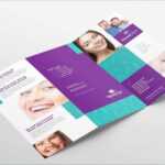 Dental Clinic Tri Fold Brochure Template In Psd Ai Beautiful In Tri Fold Brochure Template Illustrator