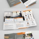 Design Sleek, High End Marketing Tri Fold Brocure For With E Brochure Design Templates