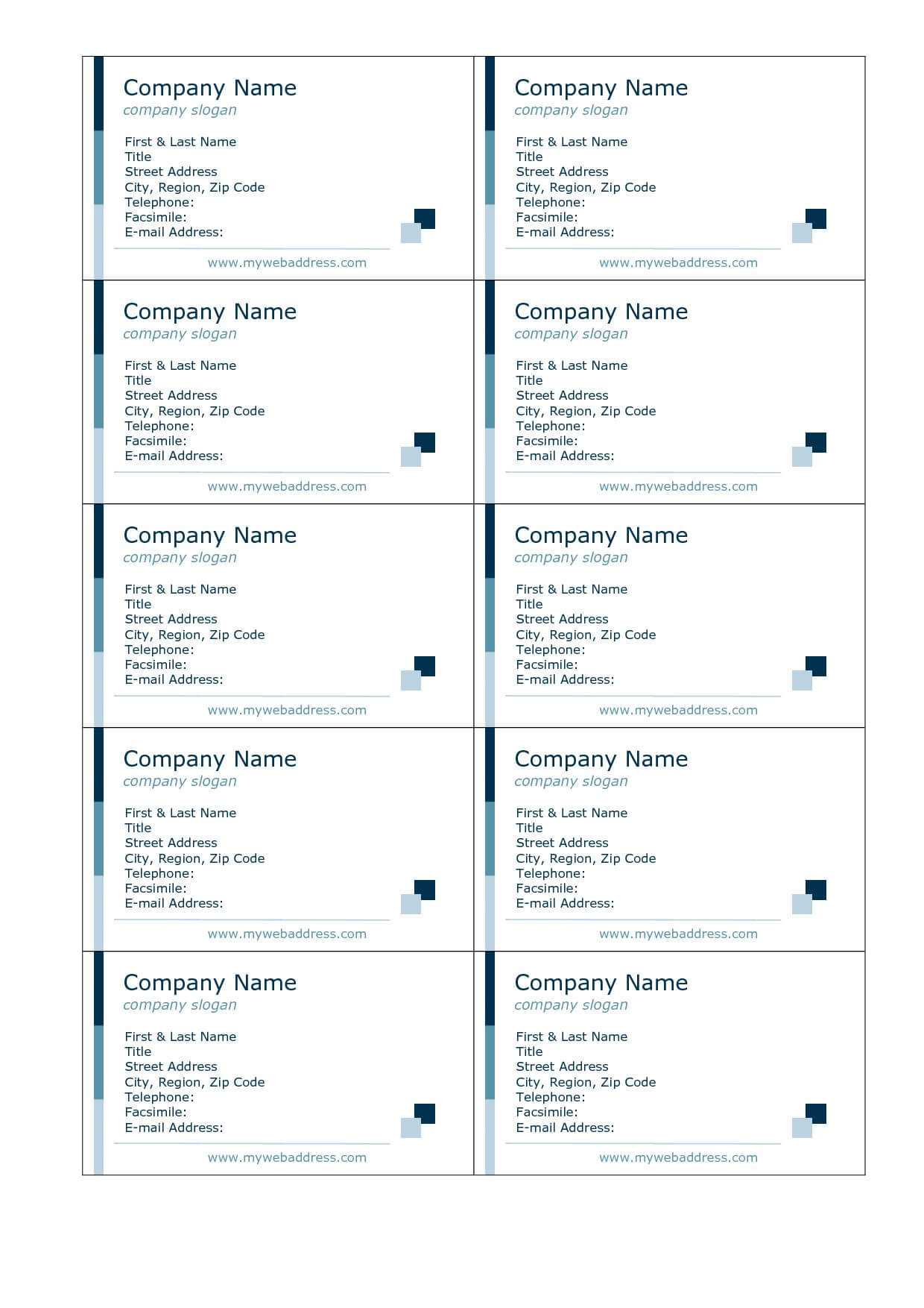 Design Your Blank Business Card Template Avery Printing Intended For Plain Business Card Template Word