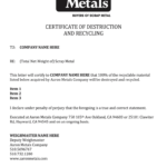 Destruction Scrap – Fill Online, Printable, Fillable, Blank With Certificate Of Destruction Template