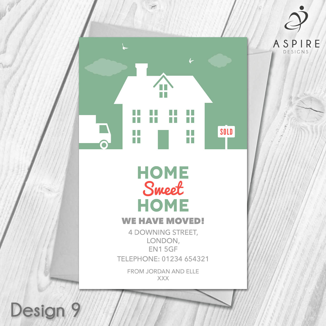 Details About New Home Cards | Change Of Address | Moving Inside Free Moving House Cards Templates