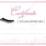 Diploma Eyelash Extensions. Makeup Certificate Template. Beauty.. Throughout Fake Diploma Certificate Template