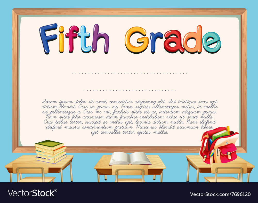 Diploma Template For Fifth Grade Students Throughout 5Th Grade Graduation Certificate Template