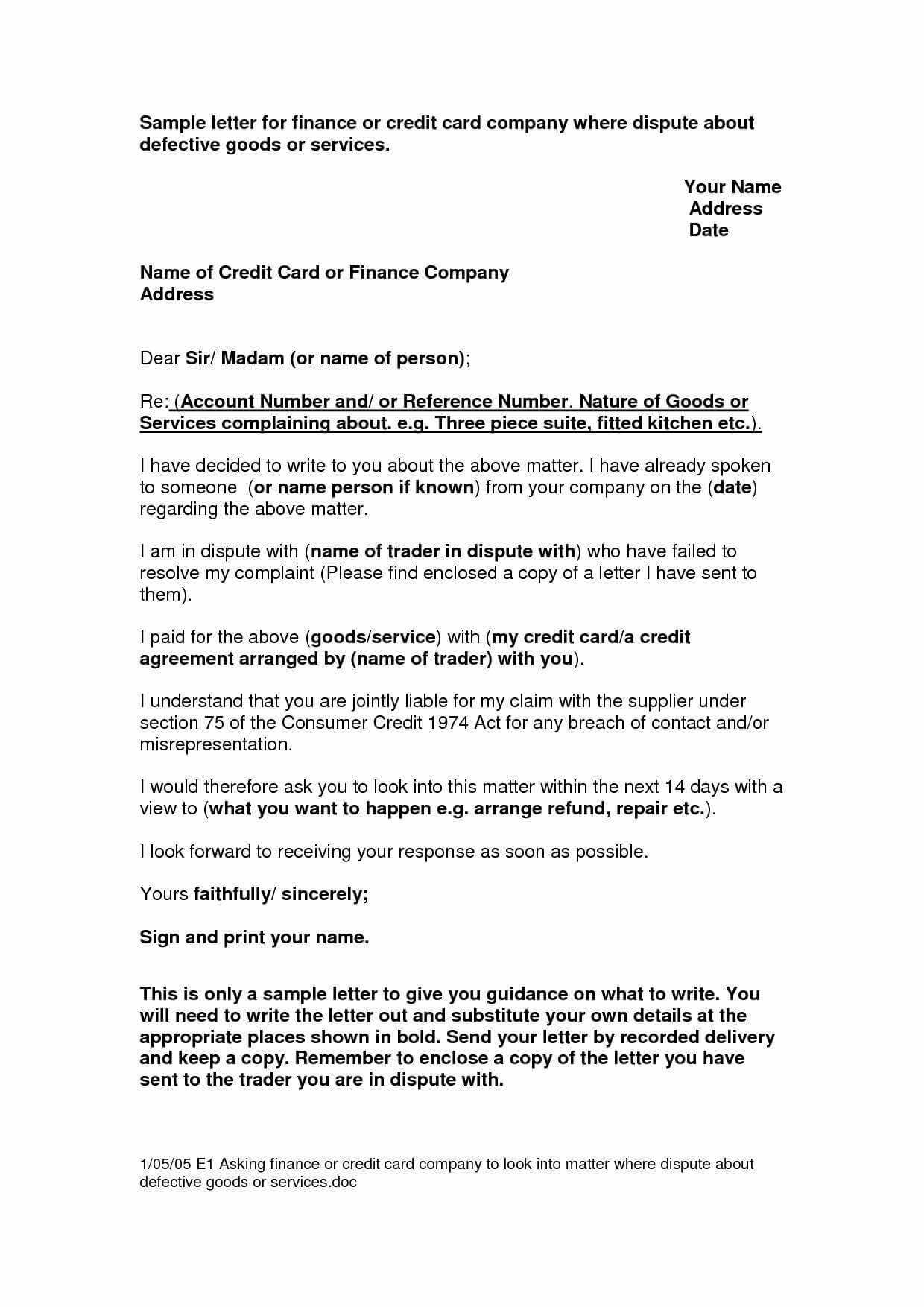 Dispute Letter To Credit Bureau Template Credit Report With Regard To Credit Report Dispute Letter Template