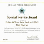 District Award Of Merit Certificate Template Brochure With Officer Promotion Certificate Template
