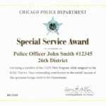 District Award Of Merit Certificate Template Brochure With Officer Promotion Certificate Template