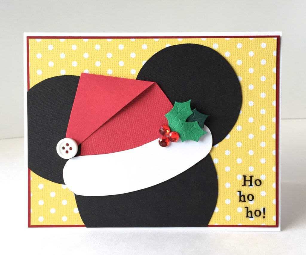 Diy Disney Christmas Card | Disney Themed Layouts, Cards Within Diy Christmas Card Templates