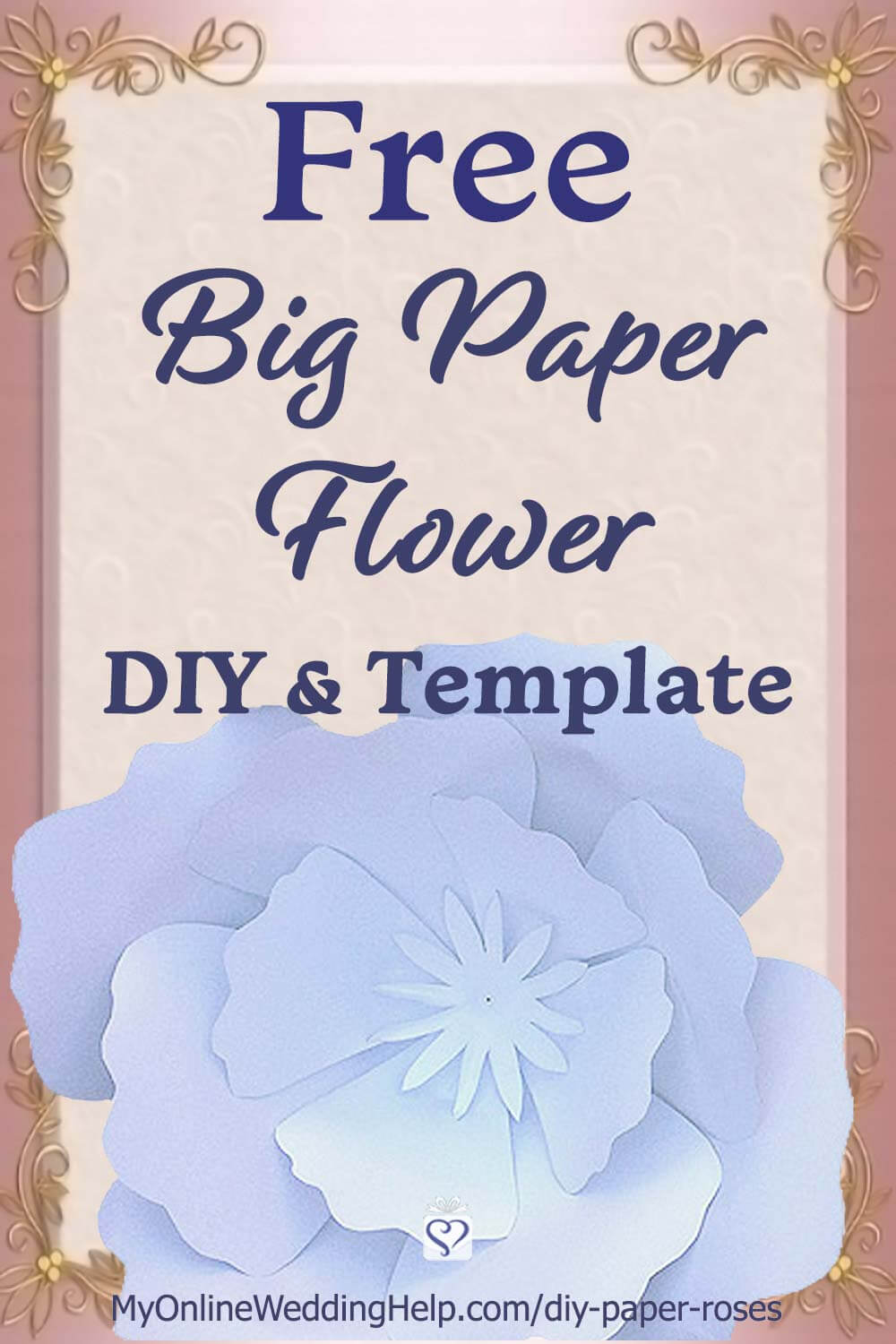 Diy Giant Paper Flowers – My Online Wedding Help Inside Recollections Card Template