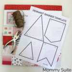 Diy Paper Pennant Banner (W/ Free Template) – Mommy Suite With Homemade Banner Template