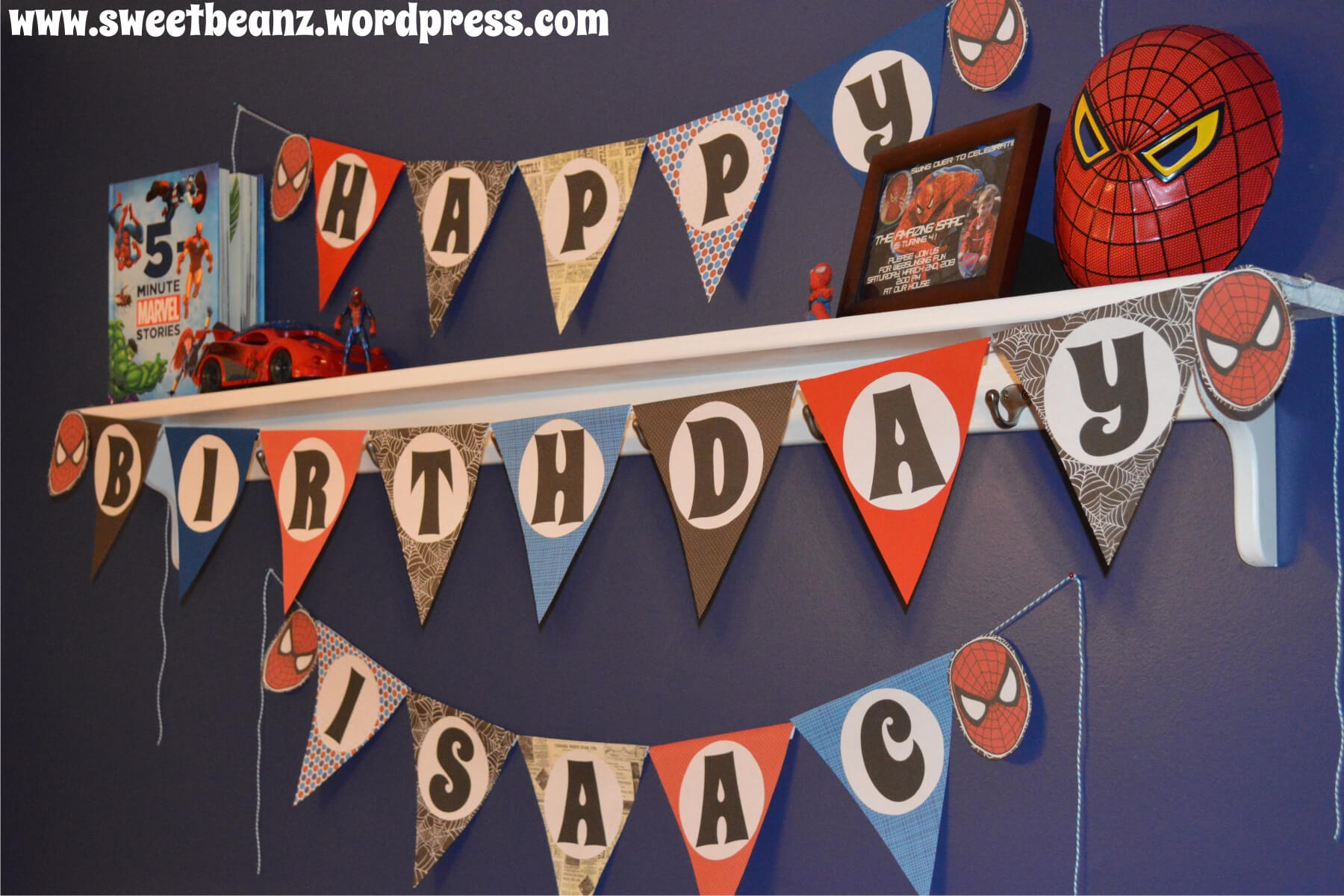 Diy Pennant Banner Template For Your Next Party! | Sweetbeanz Pertaining To Homemade Banner Template