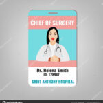 Doctor Id Card — Stock Vector © Annyart #187540738 Throughout Doctor Id Card Template
