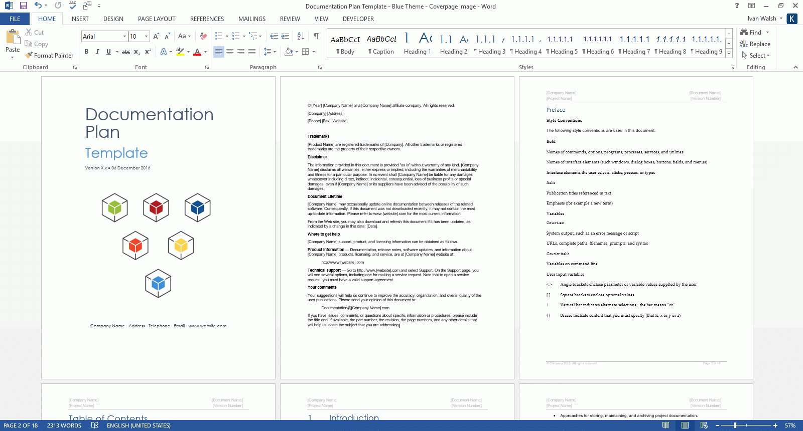 Documentation Plan Template (Ms Word/excel Wbs) – Templates In Product Requirements Document Template Word