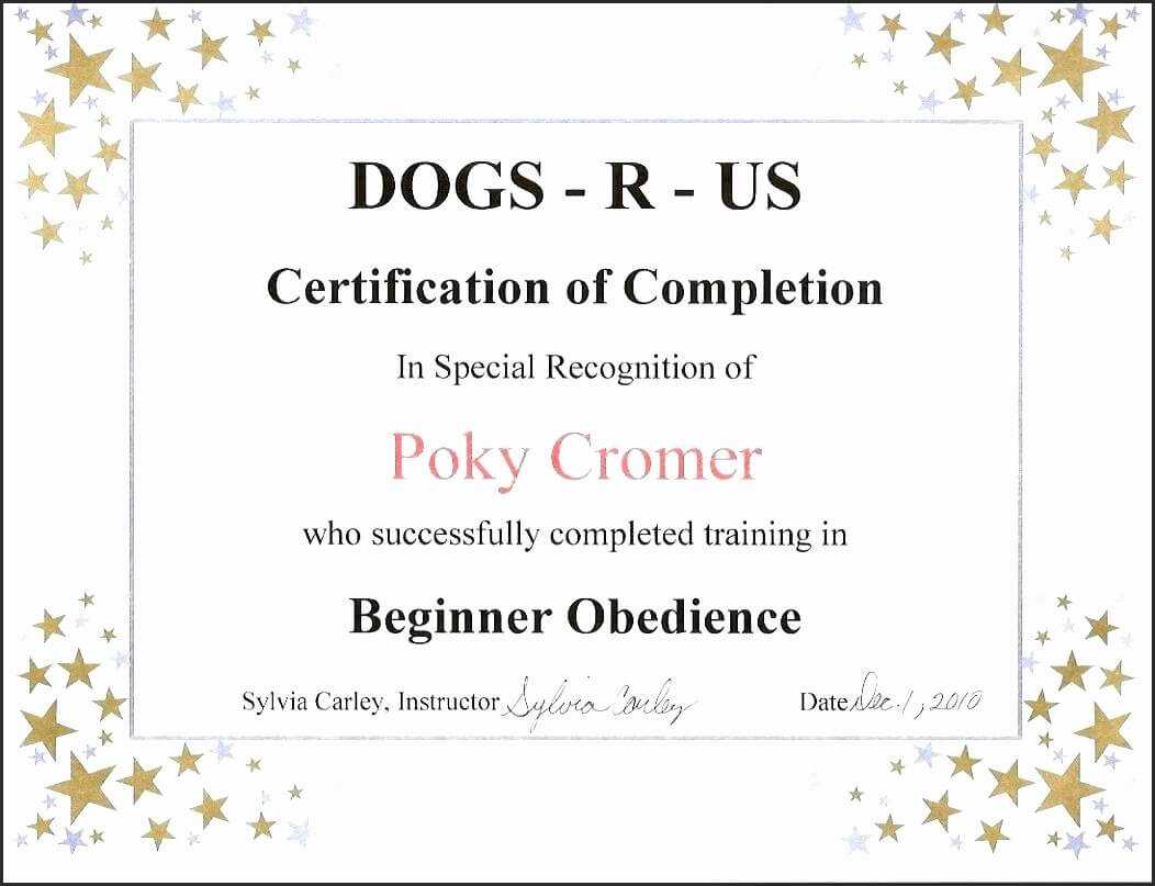 Dog Birth Certificate Template Free Beautiful Dog Birth For Birth Certificate Template For Microsoft Word