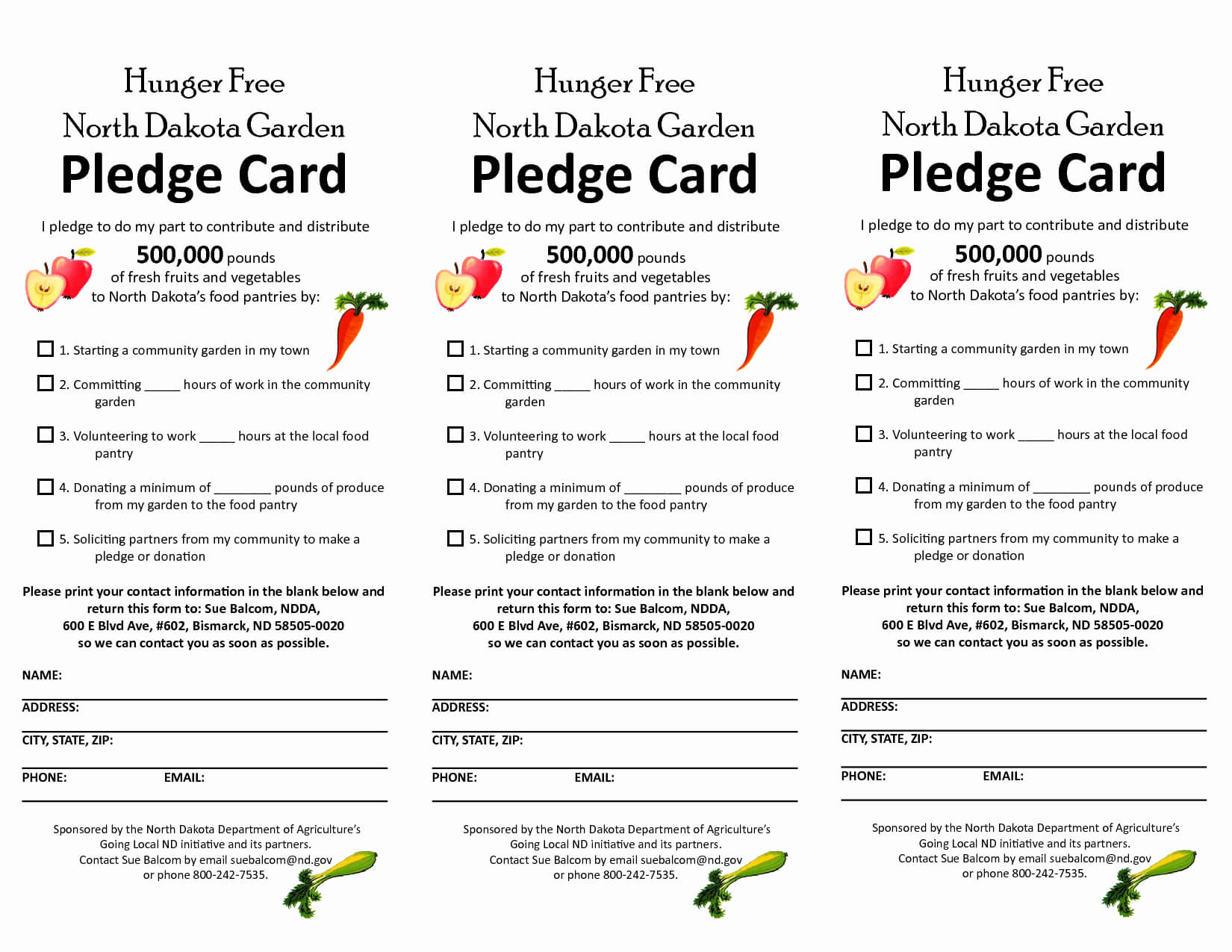Donor Pledge Card Template Luxury Free Pledge Card Template Within Free Pledge Card Template