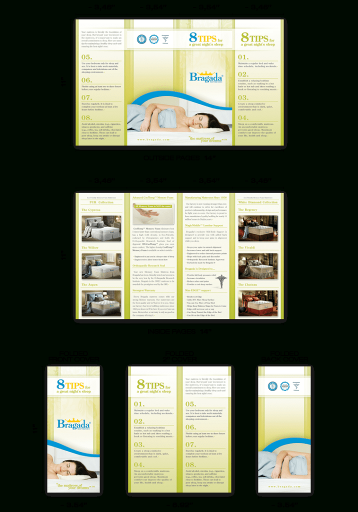 Double Gate Fold Brochures Templates Sizes Layout Regarding Gate