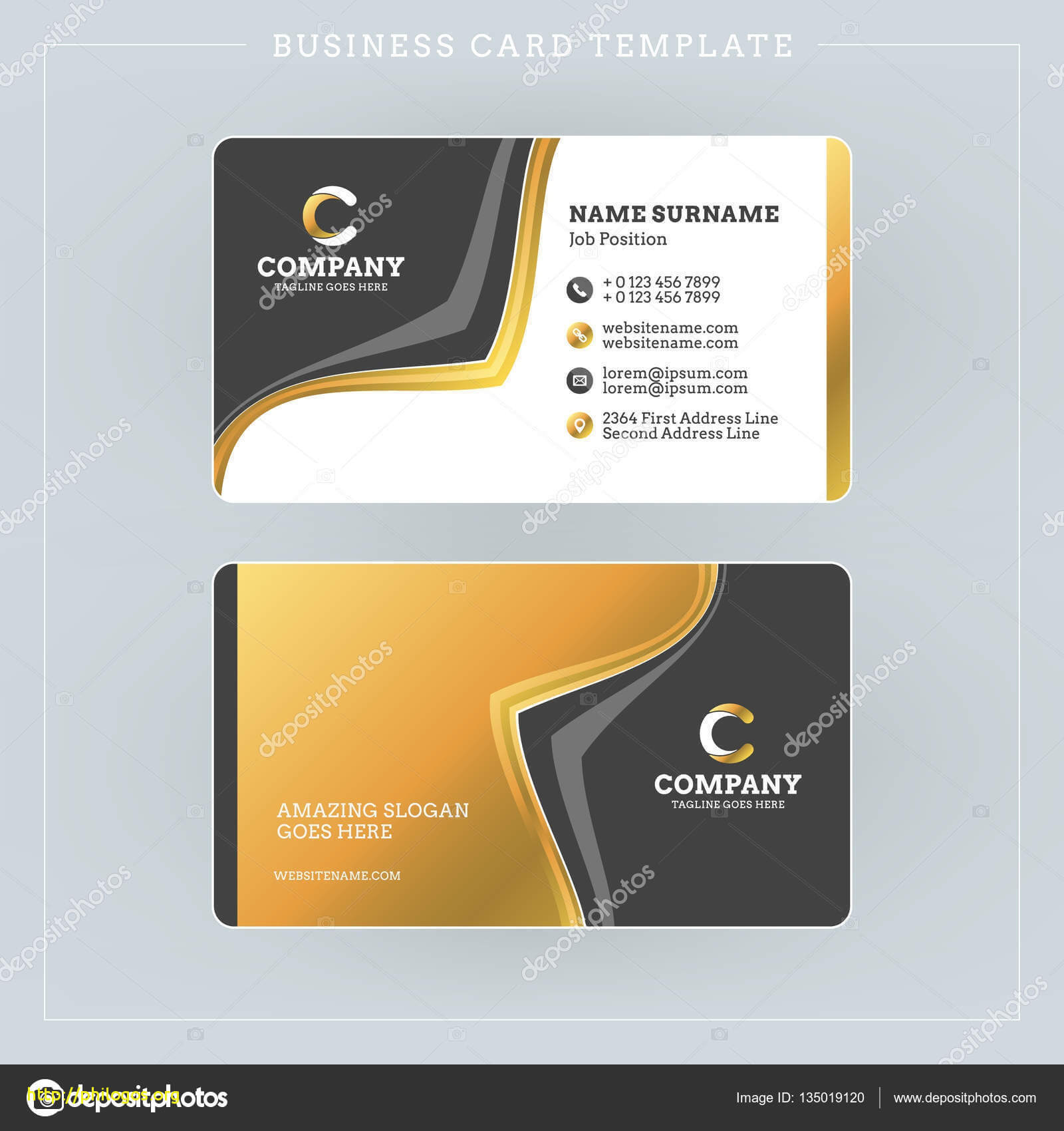 Double Sided Business Card Template Illustrator Awesome Inside Double Sided Business Card Template Illustrator