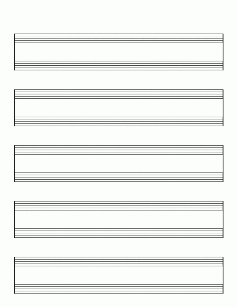 Blank Sheet Music Template For Word | Atlantaauctionco.com