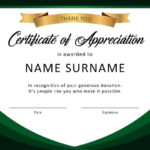 Download Certificate Of Appreciation For Donation 02 With Regard To Free Certificate Of Appreciation Template Downloads