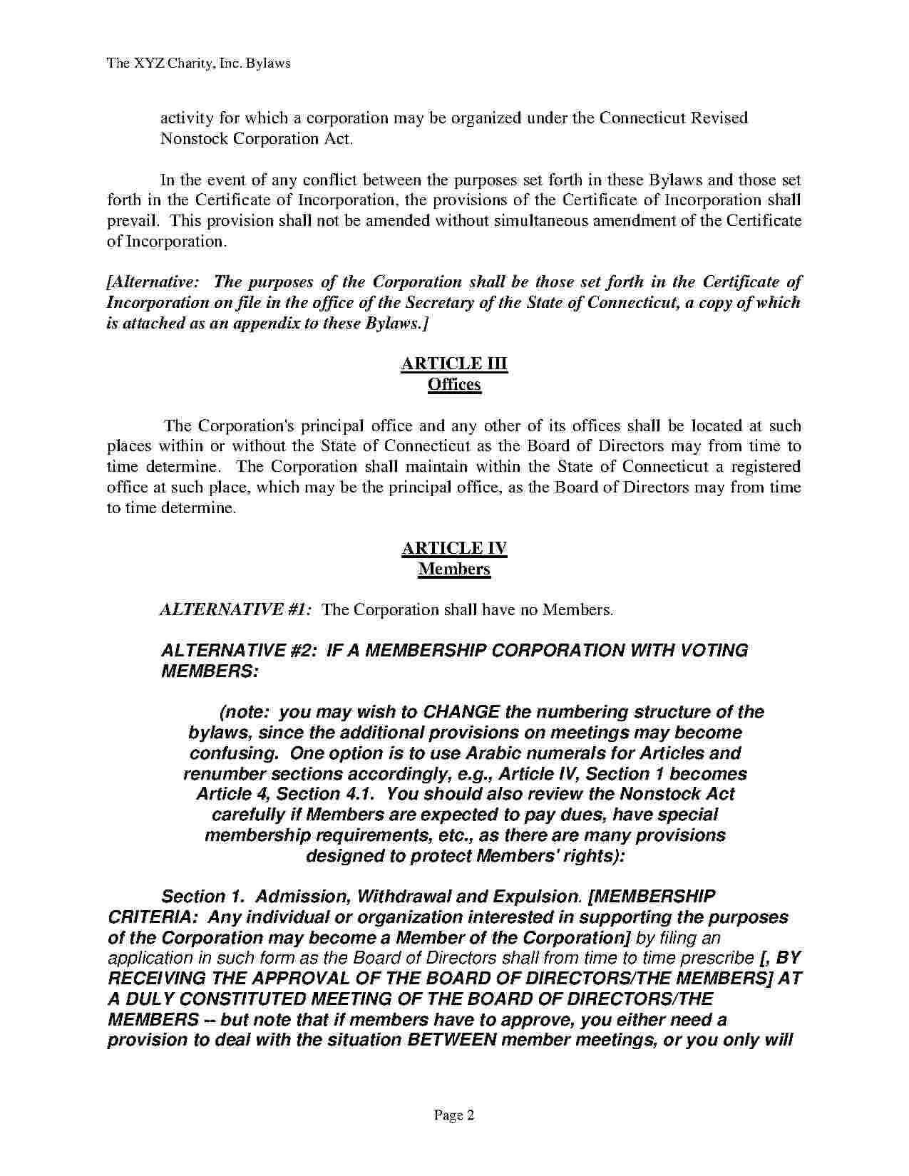 Download Corporate Bylaws Style 11 Template For Free At Inside Corporate Bylaws Template Word