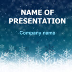 Download Free Deep Snow Powerpoint Template And Theme For With Snow Powerpoint Template