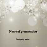 Download Free Falling Snow Powerpoint Template For Presentation Inside Snow Powerpoint Template