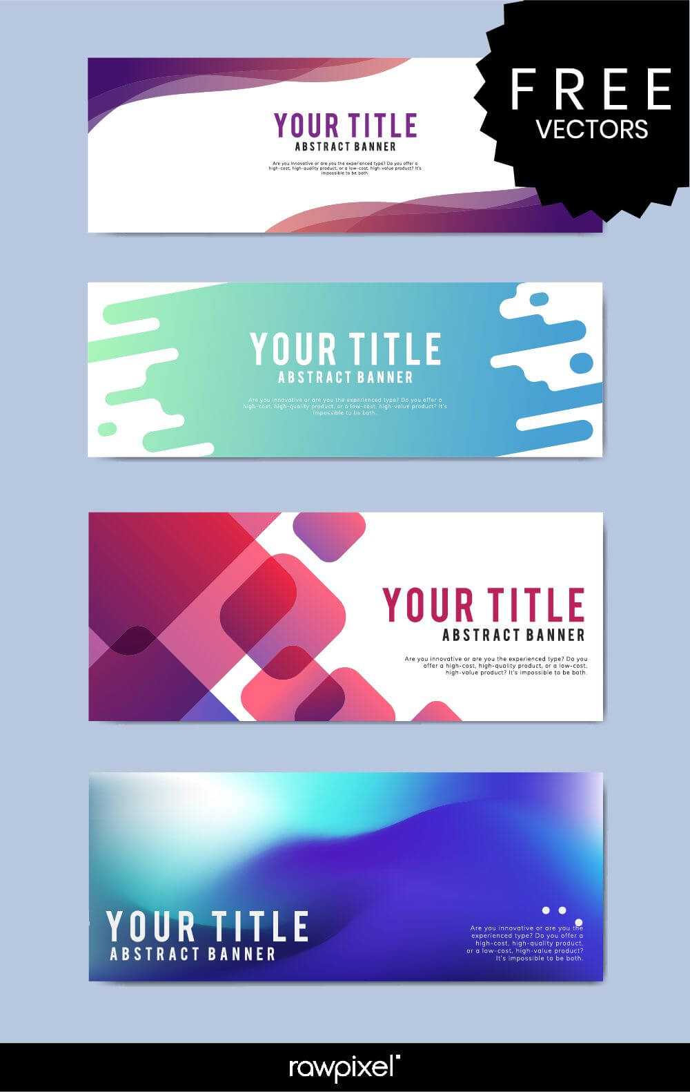 Download Free Modern Business Banner Templates At Rawpixel Regarding Free Website Banner Templates Download