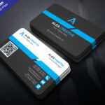 Download Free Modern Business Card Design Psd Template Within Modern Business Card Design Templates