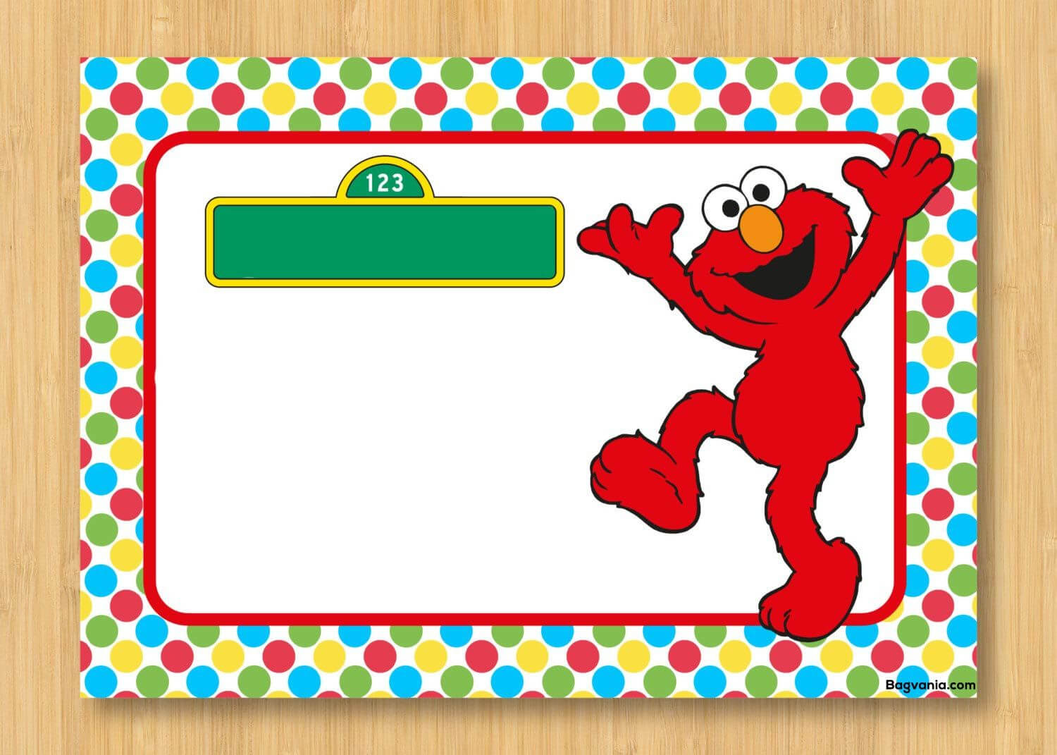 Download Free Printable Elmo Birthday Invitations | Bagvania Intended For Elmo Birthday Card Template
