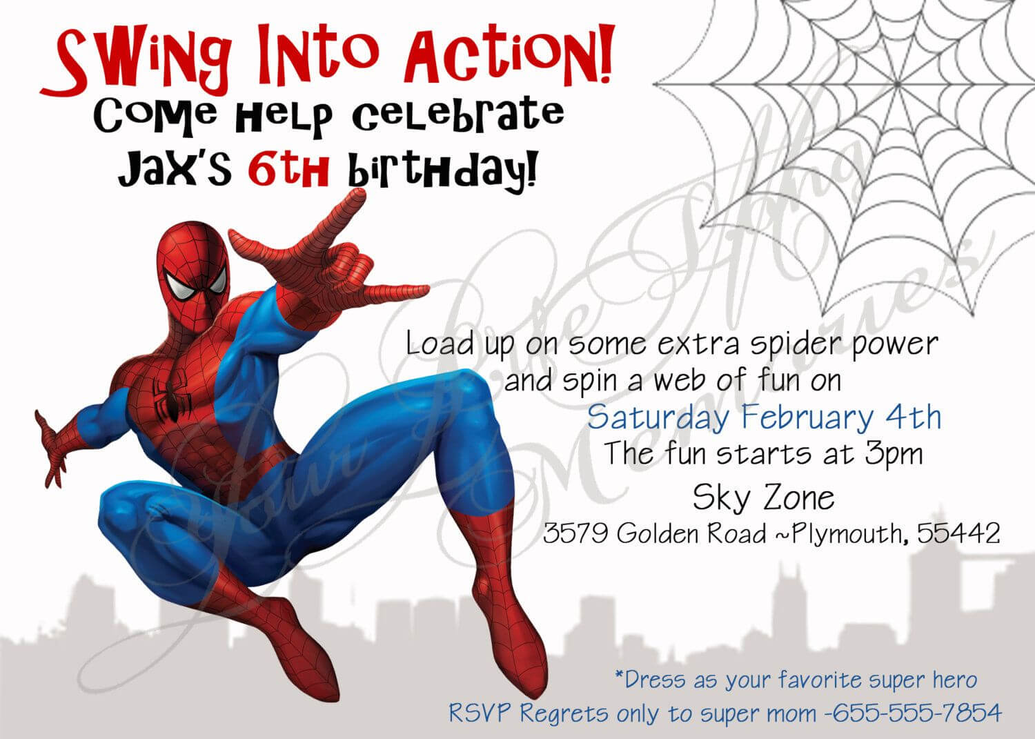 Download Now Free Template Free Printable Spiderman Birthday Throughout Superhero Birthday Card Template