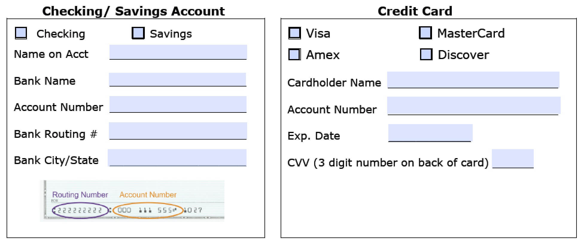 Download Recurring Payment Authorization Form Template Inside Credit Card Billing Authorization Form Template