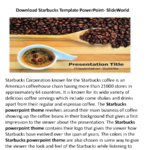 Download Starbucks Template Powerpoint  Slideworld |Authorstream With Starbucks Powerpoint Template