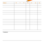 Download Student Checklist Template | Excel | Pdf | Rtf Regarding Blank Checklist Template Pdf