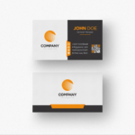 Download White And Black Business Card Template Free In Black And White Business Cards Templates Free