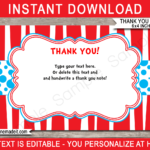 Dr Seuss Party Thank You Cards Template Intended For Dr Seuss Birthday Card Template