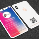 E Business Card Kbc Outlook Creator Design Professional Pertaining To Iphone Business Card Template