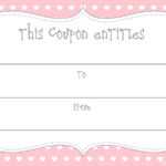 Early Play Templates: Free Gift Coupon Templates To Print Pertaining To Dinner Certificate Template Free