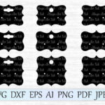 Earring Cards Svg, Earring Display Cards Svg Template, Diy Throughout Free Svg Card Templates