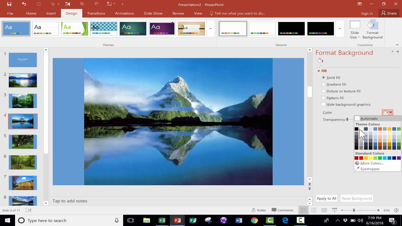 Easily Create A Photo Slideshow In Powerpoint Within Powerpoint Photo Slideshow Template